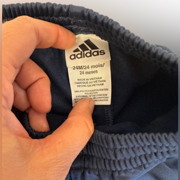 Adidas jogger pants size 24mo - Picture 3 of 3